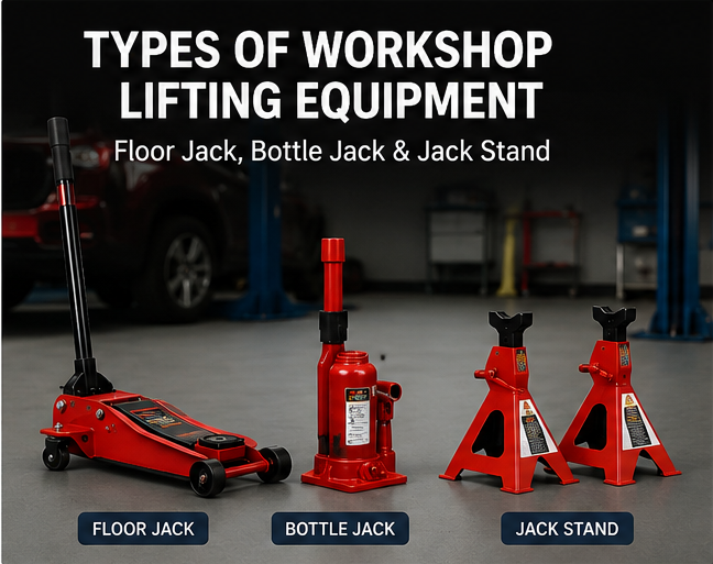 Understanding Workshop Jacks: Floor Jack, Bottle Jack and Jack Stand Explained
