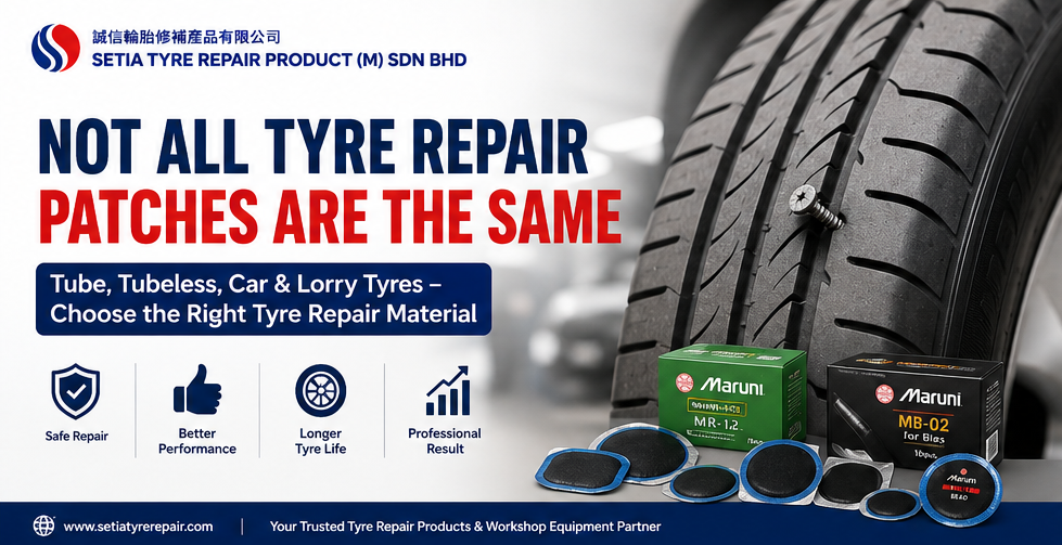 🛞 Not All Tyre Repair Patches Are the Same