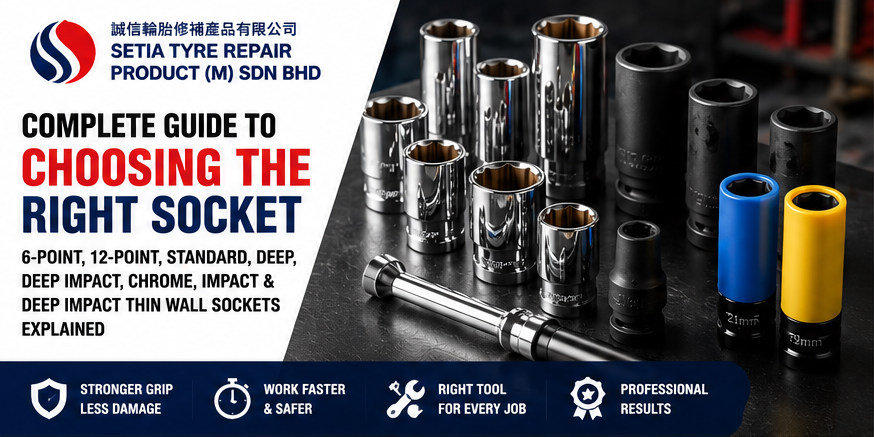 Complete Guide to Choosing the Right Socket: 6-Point, 12-Point, Deep, Deep Impact, Thin Wall, Chrome & Impact Sockets Explained