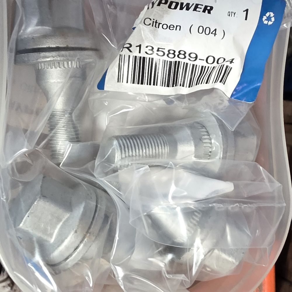 004 Citroen Original Wheel Bolt M12x1.25 DACRO in packaging