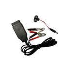 12V automobile power supply with OBD connector and clamps