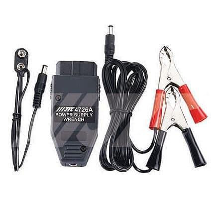 12V car power supply device with LED indicator and connectors
