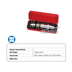 MITOOLS 6-piece impact driver specification sheet showing bit sizes