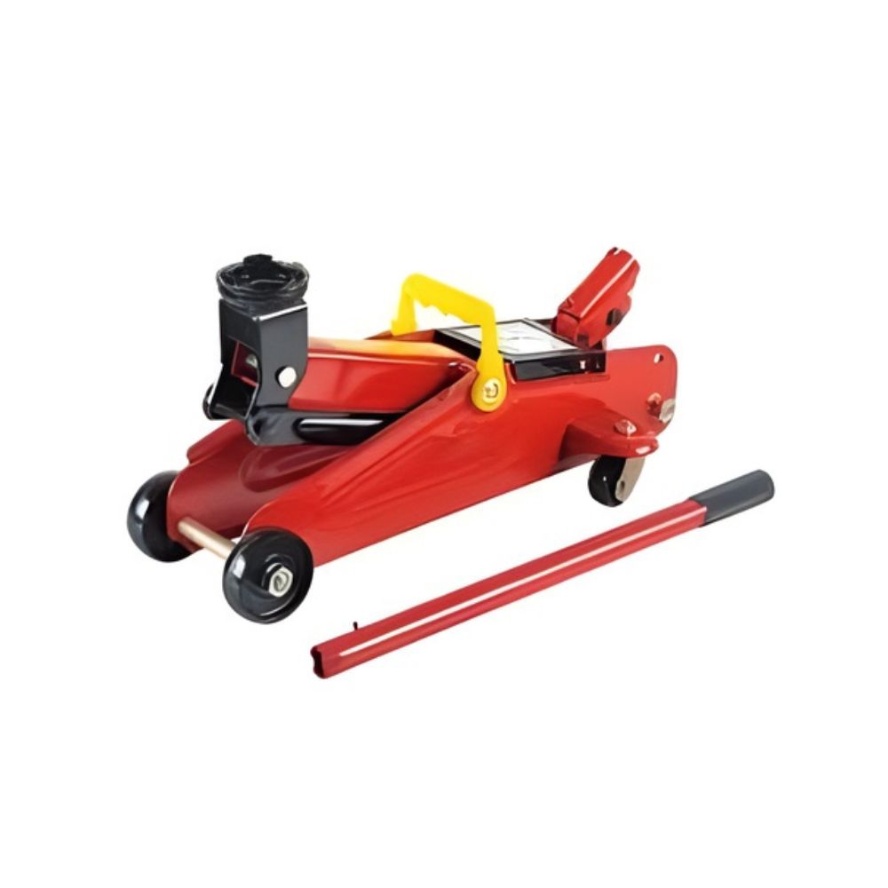 Small 2 ton vehicle jack for tyre changes and emergencies
