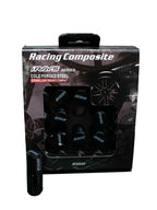7075 Performance Racing Wheel Nuts in Black