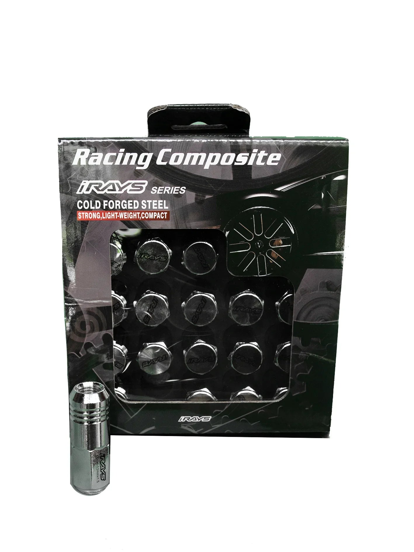 7075 Performance Racing Wheel Nuts in Chrome