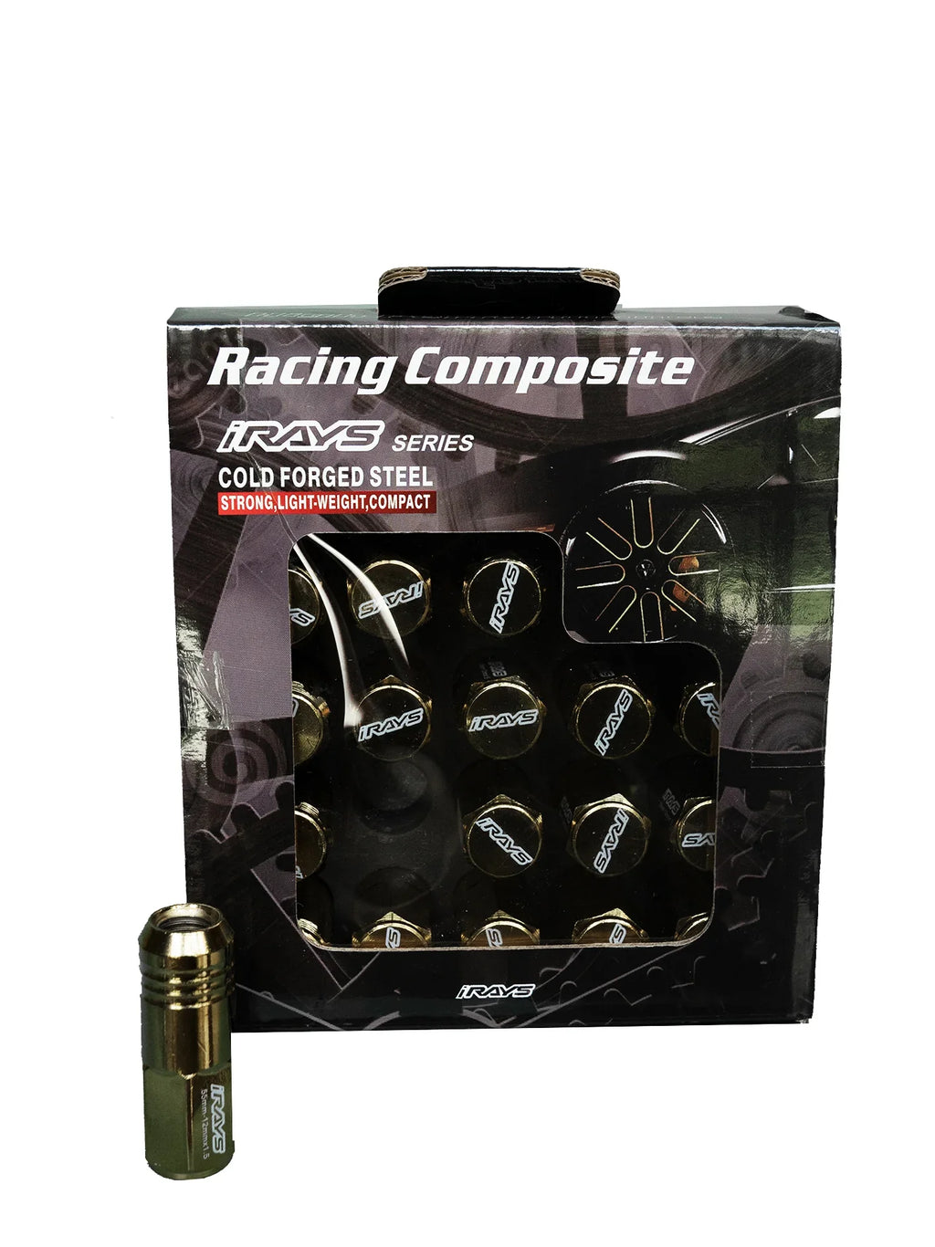 7075 Performance Racing Wheel Nuts in Gold