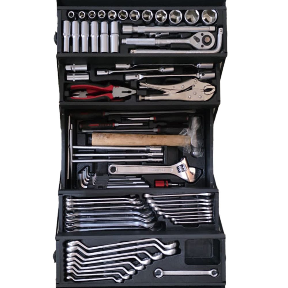 Close-up view of BS-0063 socket tools and accessories