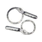 Small and big oil filter wrenches made from 304 stainless steel.