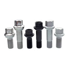Benz original wheel fastening bolts in black, dacro and stainless finishes