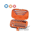 41PCS star socket wrench set in orange case