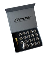 M40 racing wheel nuts set with socket in Chrome