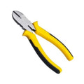 Diagonal cutting pliers with yellow ergonomic handles