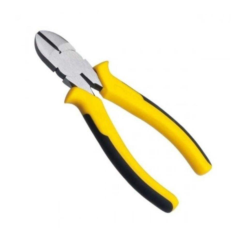 Diagonal cutting pliers with yellow ergonomic handles