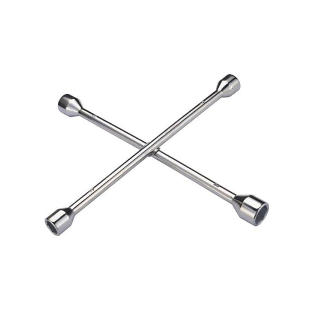 Durable 4-Way Lug Wrench for Cars & Light Trucks
