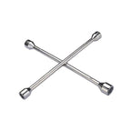 Durable 4-Way Lug Wrench for Cars & Light Trucks