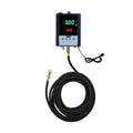 DP-Q03 compact LED tire inflator with accessories, fittings and hose