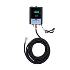 DP-Q03 compact LED tire inflator with accessories, fittings and hose