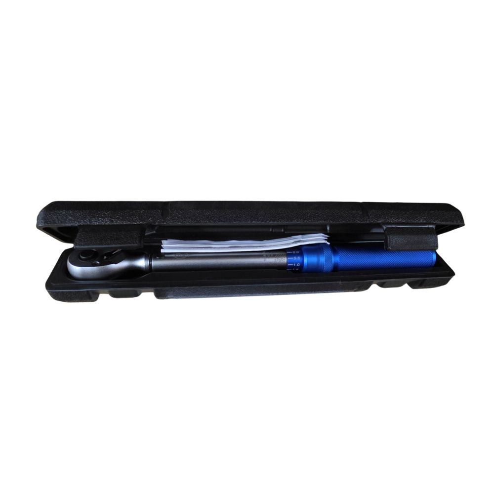 3/8 inch torque wrench packed in storage box