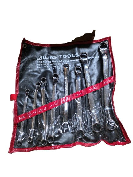DR8PCS DOUBLE RING OFFSET WRENCH SET