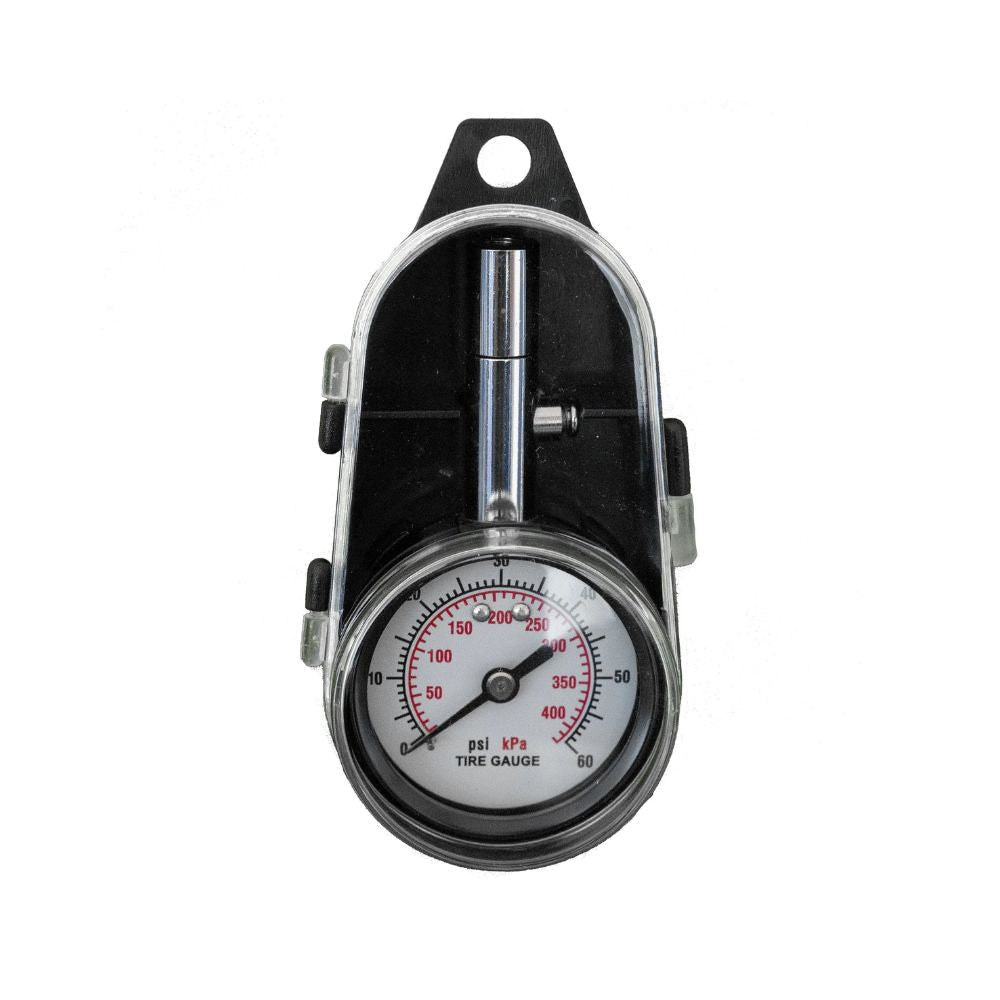 DURA 327 dial-type pressure gauge 100 PSI with brass stem and steel case
