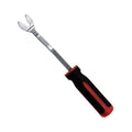 Automotive door clip removal tool with forked head
