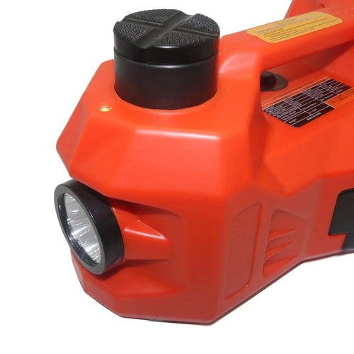 Electric hydraulic 4 ton jack with built-in inflator pump