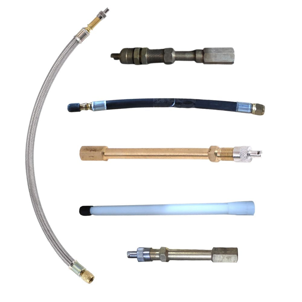 Extension valves for trucks, buses, and heavy-duty vehicles