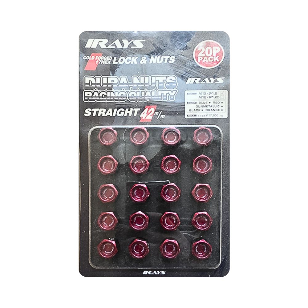 M32A Steel Racing Nuts M12x1.5 | 20pc Cold-Forged Wheel Nut Set