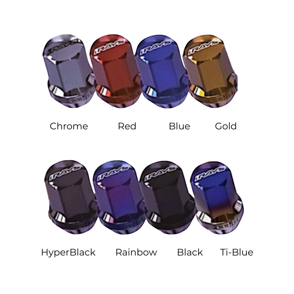 M48 Wheel Nut 32mm Gear-Lock Set in Assorted Colours