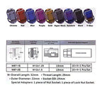 M87 wheel nut dimensions and specification diagram – 32mm length, 22mm OD