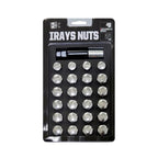 M87 wheel nut and lock set in blister packaging in Chrome – 21-piece automotive kit