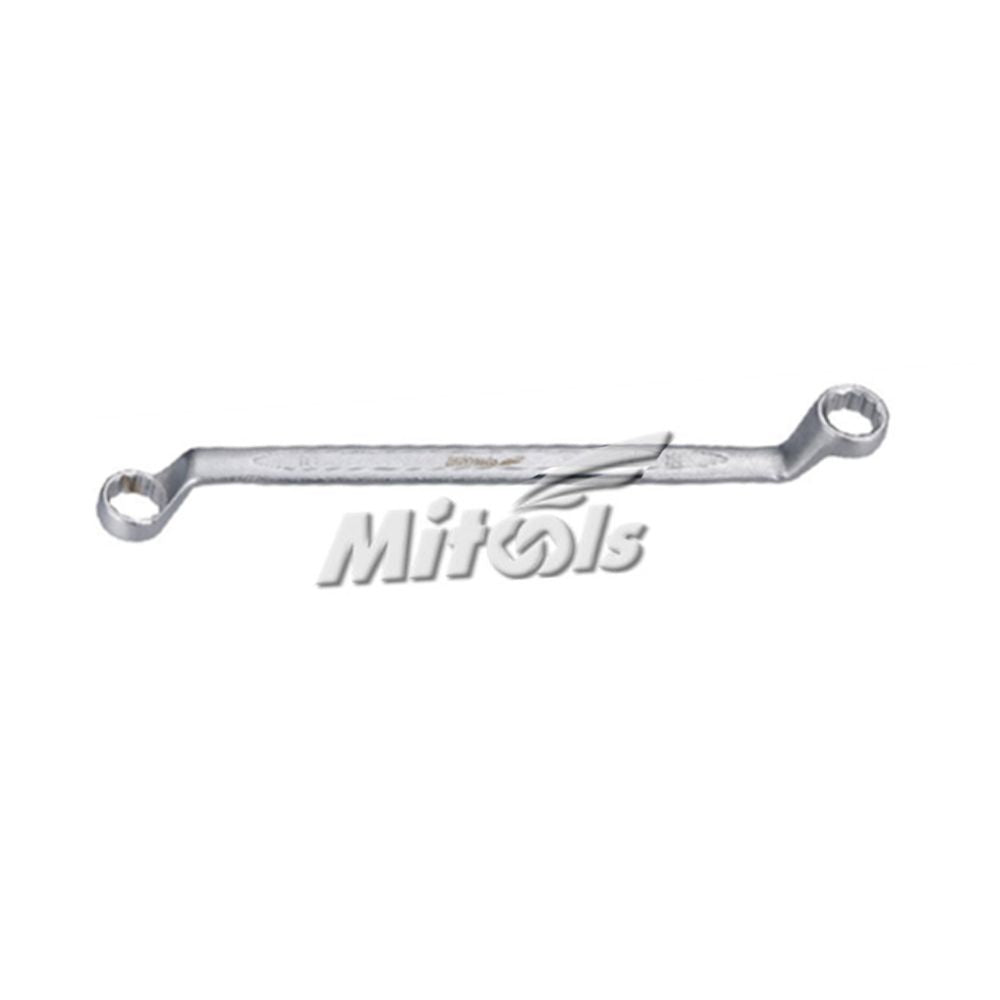 Mitools 75-degree offset double ring spanner chrome vanadium