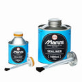Maruni sealiner can with smaller container and tools on a white background