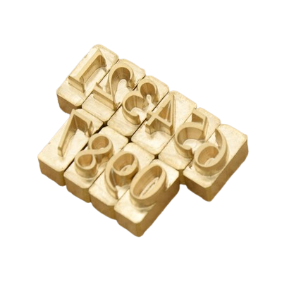 NO&NUM 0-9 & A-Z 1/2" BRANDER NUMBER & ALPHABET