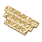 NO&NUM 0-9 & A-Z 1/2" BRANDER NUMBER & ALPHABET