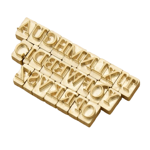 NO&NUM 0-9 & A-Z 1/2" BRANDER NUMBER & ALPHABET