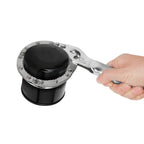 Oil filter wrench tool designed for automotive filter removal.