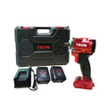 PB400 cordless impact wrench shown with 2 batteries and charger included