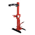 Red steel strut spring compressor with adjustable height
