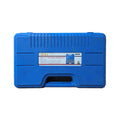 19-piece 1/2 inch Star-E socket set in blue case