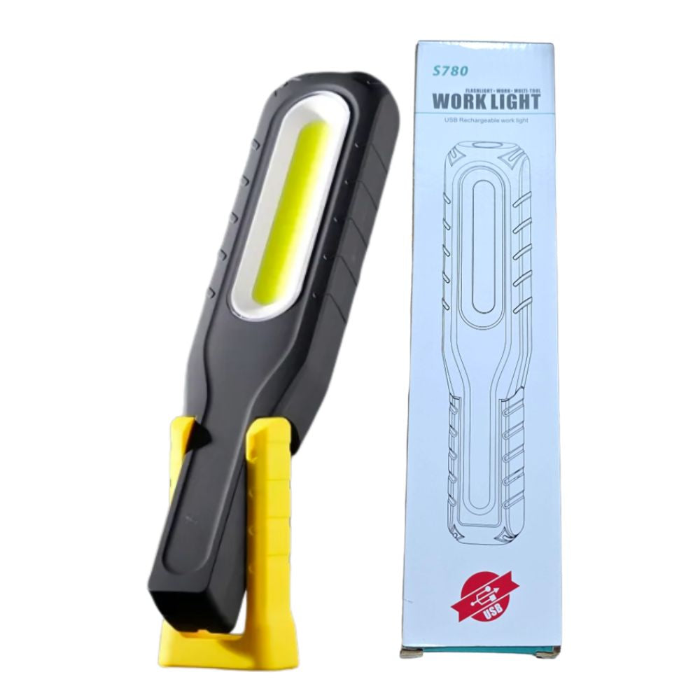 S780 high-brightness rechargeable work light with foldable stand