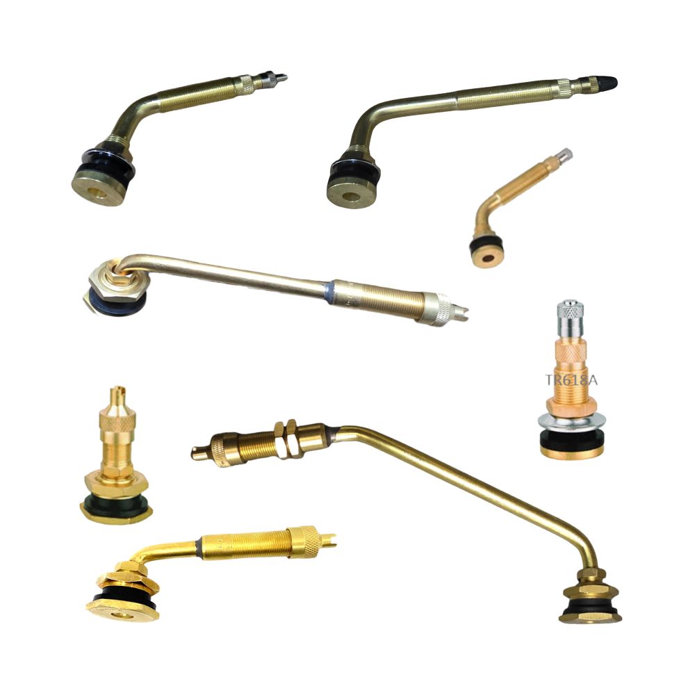 Assorted tractor tyre valves for agricultural vehicles