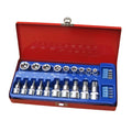 WT01132 27PCS Star E Socket and Bit Set in red metal box
