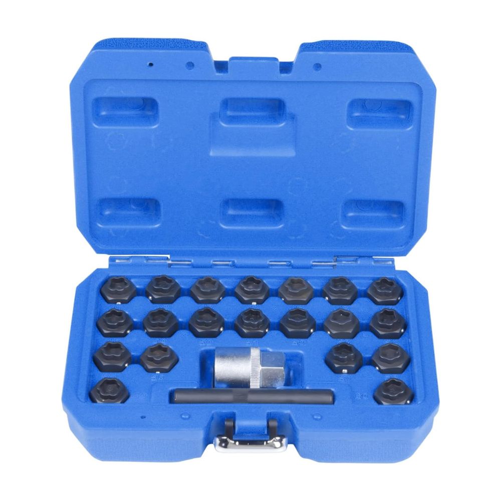BMW Wheel Nut Socket Kit – 22 Piece Set with Adaptor and Bar