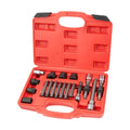 Professional alternator pulley socket and bit set with case
