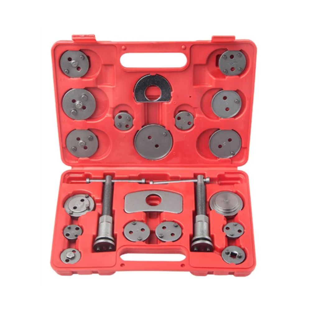 21pcs universal caliper wind back kit in red molded case
