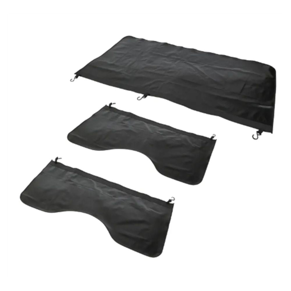 Three-piece universal magnetic fender cover set for vehicle protection
