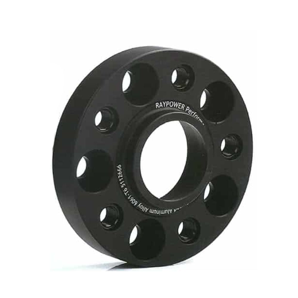 Wheel spacers in black finish various thickness options
