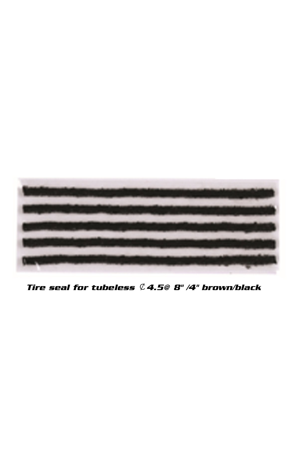 SEALS: 9-Inch 6mm Black String Repair (5 Sheets)
